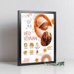 newborn baby birth details secure photo frame online