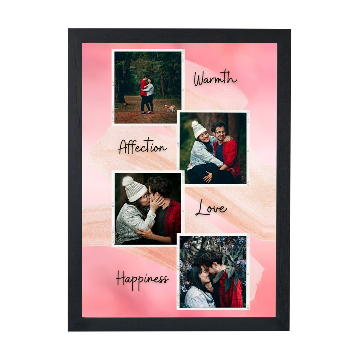 Lovely Couple Photo Collage Frame , A Romantic and Personal Gift