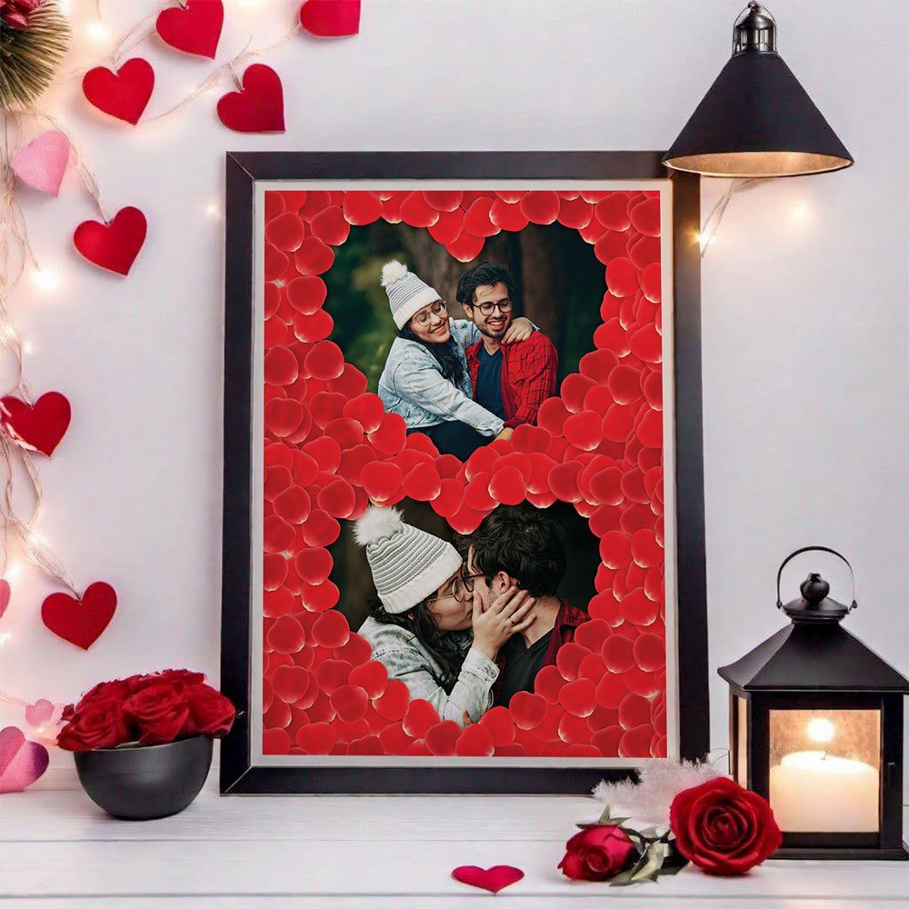 Trendy Love, Marriage Anniversary Gift, Wall Decor, Memory Photo Gift