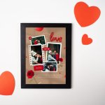 Vintage Style Couple Collage Frame - Customizable