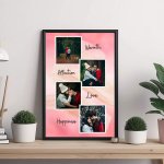 lovely couple Polaroid photo collage frame