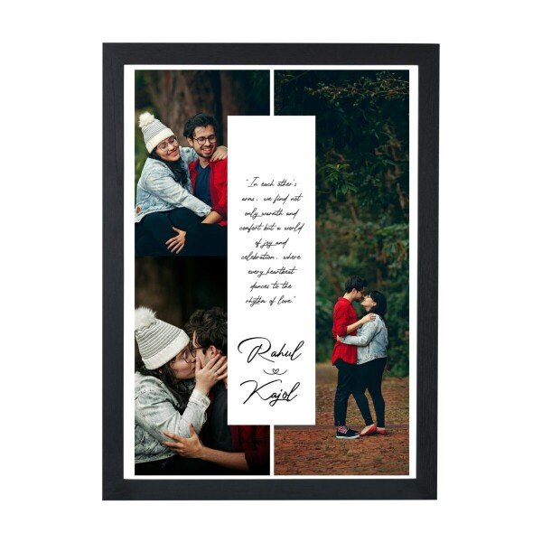 Buy Collage Proto Frame with Special Quote for Couple. Lover