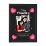 Buy Happy Anniversary Special Gift - Wooden Photo Frame