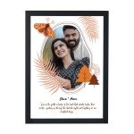 Buy On Trend Custom Couple Photo Frame with Quote or Custom Message online