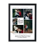 Buy Our Happy Life - Personalized Couple & Friends Collage Photo Frame - Birthday