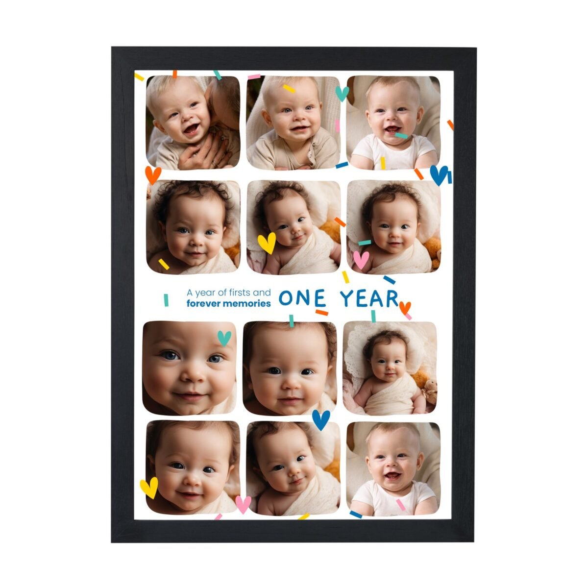 Buy Personalized 1st Year Baby Photo Frame online